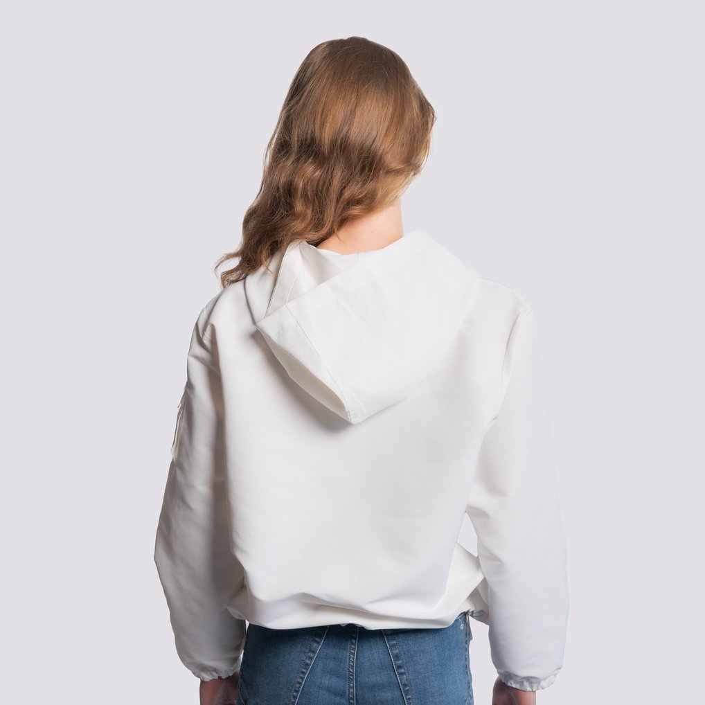  Inter Miami CF Lusso Women's Paige Half-Zip Hooded Jacket - White